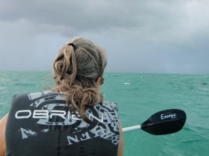 Sometimes you have to row twice as fast just to beat the current.