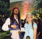 I also made friends with this character, who performed in a skit and then stayed for the dance party.