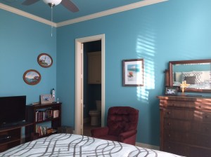 "Beach Room" or "Blue Room," for guests