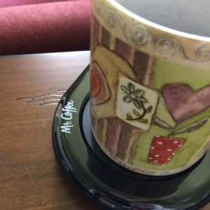 The spittin' image of Daddy Coffee...  only shaped more like a bagel.